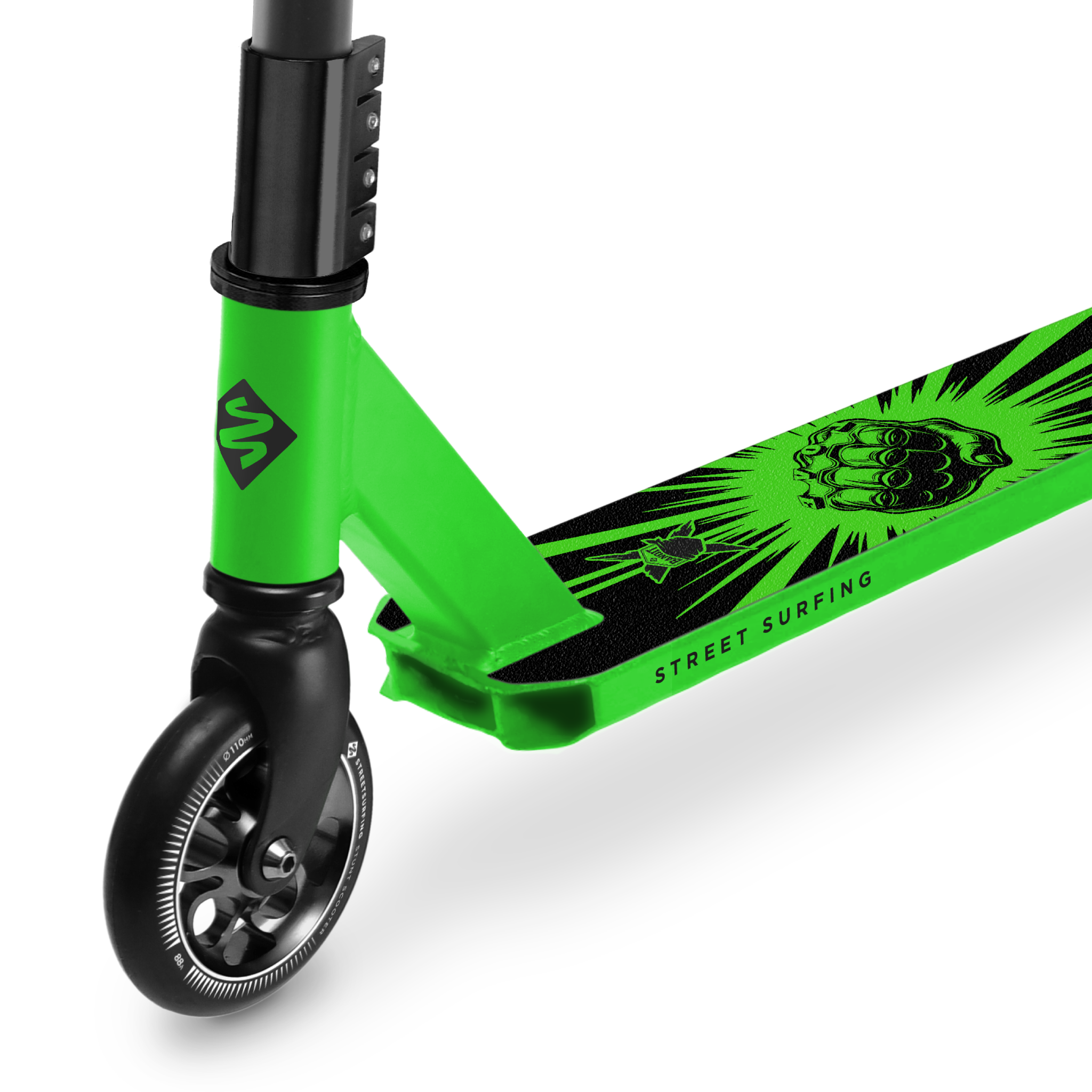 Stunt Scooter Bandit X Busted Green - Street Surfing - It's all