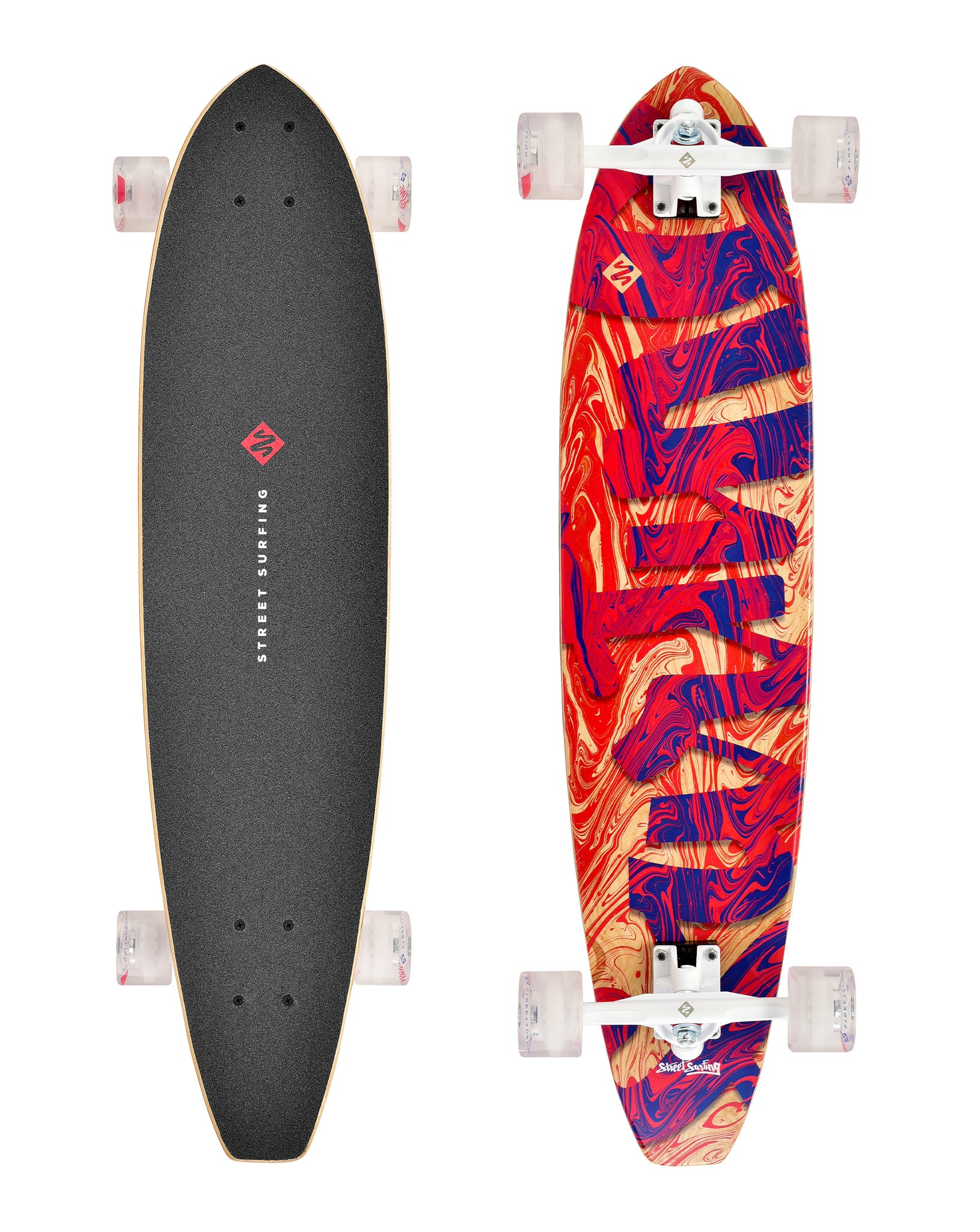 Street Surfing Streaming cut kicktail 36" Longboard Photo product
